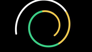 Modern gözüken hareketli çizgiler. 2B hareket grafikleri