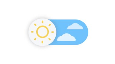 Gece ve gündüz değişmeli olarak. Animasyon düğmeleri gece gündüz çalışma modlarını değiştirir. 2B Canlandırma.