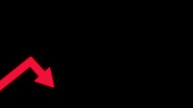 Kırmızı ok yükseliyor. Yüksek kazanç getiren riskli varlıklara yatırım yapma fikri..