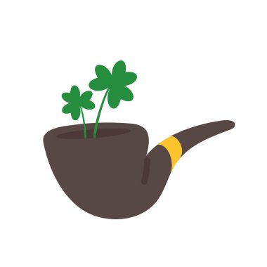 Smoking pipes to decorate the faces of people celebrating St. Patrick's Day.