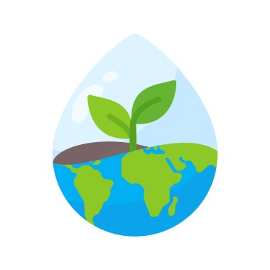 Dünya 'da fidanlar büyüyor. Çevre koruma kavramı dünyayı kurtarmak için.