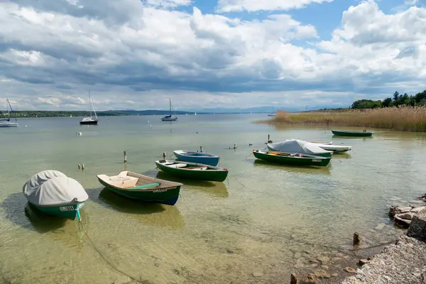 stock image Lake Ammersee in Bavaria, Germany in summertime