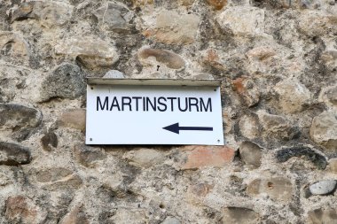 Martinsturm, Avusturya 'nın Bregenz kentinde yazın Constance Gölü üzerine