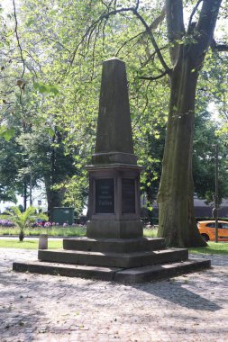 Avusturya 'nın Bregenz kentinde yaz aylarında Constance Gölü üzerine yapılan savaş anıtı