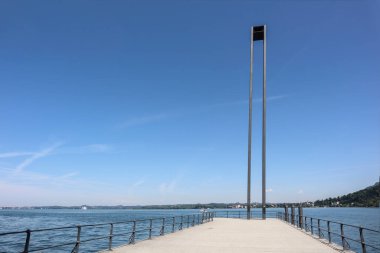Bregenz limanı girişi, Avusturya yazın Constance Gölü 'nde