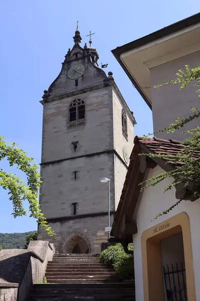 Stock image Parish church of Bregenz-St. Gallus in Bregenz, Austria on Lake Constance in summertime