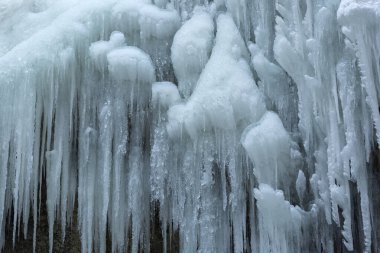 Partnachklamm ya da Partnach kışın Bavyera, Almanca