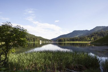 Spitzingsee Gölü, Brecherspitze Dağı Bavyera, Almanya