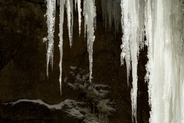 Partnachklamm ya da Partnach kışın Bavyera, Almanca