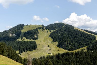 Bodenschneid mountain tour, Brecherspitze, Bavaria, Germany,  in springtime clipart