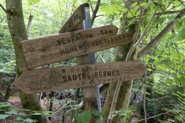 Schaftlarn 'dan Andechs' e yürüyüş yolu, Münih Yolu, St. James, Bavyera, Almanya