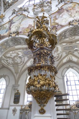 Steingaden Kilisesi, Münih Yolu, St. James, Bavyera, Almanya