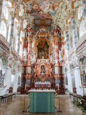 Aziz Nikolaus Kilisesi, Bernbeuren, Münih Yolu, St. James, Bavyera, Almanya