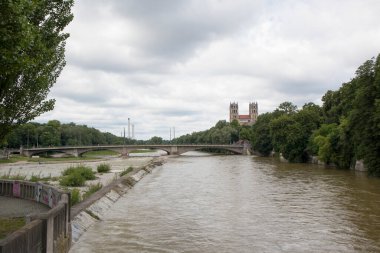 St. Maximilian church  in Munich, Bavaria, Germany in summertime clipart