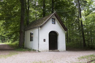 Utting 'den Wessobrunn' a Şapel, Münih Yolu, St. James, Bavyera, Almanya