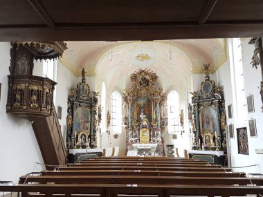 Hacc Kilisesi Maria Eck, Münih Yolu St. James, Bavyera, Almanya