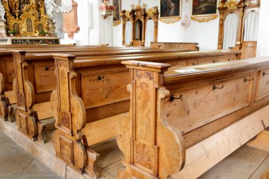 Rottenbuch Kilisesi, Münih Yolu, St. James, Bavyera, Almanya