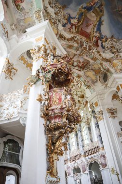 Wieskirche Kilisesi, Münih Yolu, St. James, Bavyera, Almanya