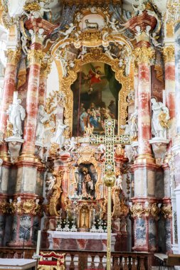 Wieskirche Kilisesi, Münih Yolu, St. James, Bavyera, Almanya