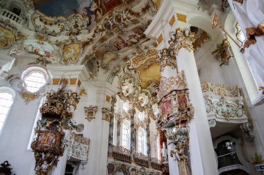 Wieskirche Kilisesi, Münih Yolu, St. James, Bavyera, Almanya