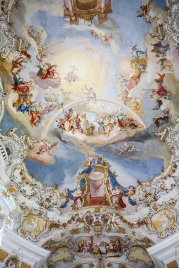 Wieskirche Kilisesi, Münih Yolu, St. James, Bavyera, Almanya