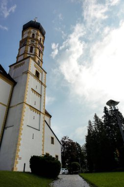 Marktoberdorf St. Martin Kilisesi, Münih Yolu St. James, Bavyera, Almanya