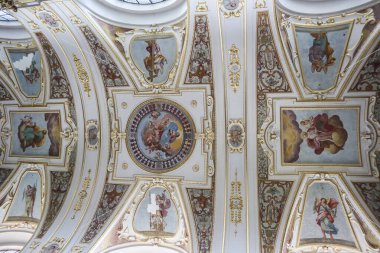 Marktoberdorf St. Martin Kilisesi, Münih Yolu St. James, Bavyera, Almanya