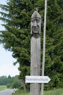 Feuersteinschlucht, Münih Yolu St. James, Bavyera, Almanya