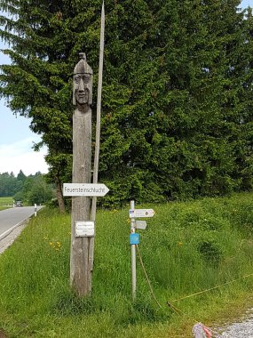 Feuersteinschlucht, Münih Yolu St. James, Bavyera, Almanya
