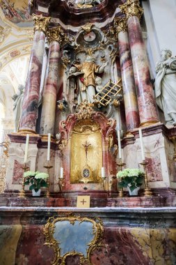 St. Lorenz Basilika Kempten, Münih Yolu St. James, Bavyera, Almanya