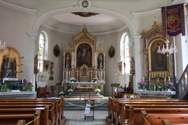 St. Blasius Kilisesi, Münih yolu St. James, Bavyera, Almanya