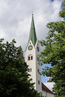 St. Blasius Kilisesi, Münih yolu St. James, Bavyera, Almanya