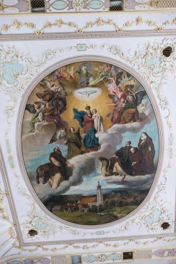 St. Gallus Kilisesi Scheidegg, Münih Yolu St. James, Bavyera, Almanya