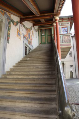 Almanya, Bavyera 'da, Constance Gölü' nde, Lindau 'daki eski belediye binası