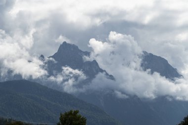 Wallgau in, Bavyera, Almanya, at Way of St. James Isar Loisach Tiroler Ache Inn