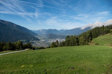 Mosern 'den Telfs' e yürüyüş yolu, St. James Isar Loisach Tiroler Ache In Yolu.