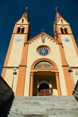 Telfs, Tyrol, Avusturya 'daki Peter ve Paul Kilisesi, St. James Isar Loisach Tiroler Ache In Yolu