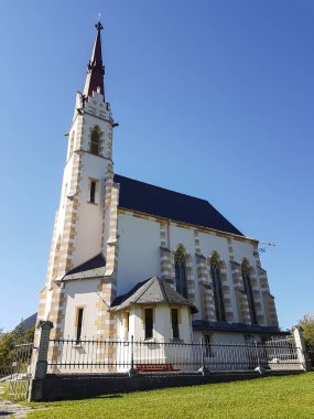 Motz, Tyrol, Avusturya 'daki Maria Locherboden Kilisesi, St. James Isar Loisach Tiroler Ache' nin Yolu