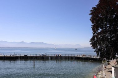 Constance Gölü Panoraması, Lindau, Bavyera, Almanya