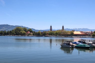 Constance Gölü Panoraması, Lindau, Bavyera, Almanya