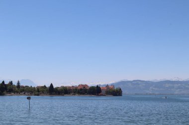 Constance Gölü Panoraması, Lindau, Bavyera, Almanya