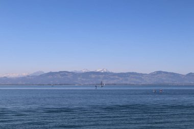 Constance Gölü Panoraması, Lindau, Bavyera, Almanya