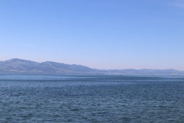 Constance Gölü Panoraması, Lindau, Bavyera, Almanya