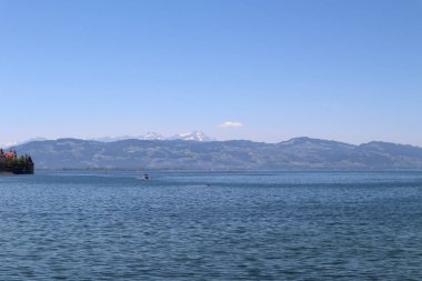 Constance Gölü Panoraması, Lindau, Bavyera, Almanya