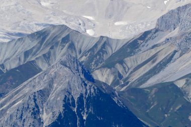 Sonbaharda Avusturya 'nın Karwendel Hohenweg kentindeki Nordlinger barakasından panoramik manzara Freyungen dağları