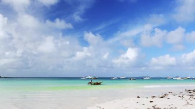 Tropik plaj, Praslin Adası, Seyşeller Adaları