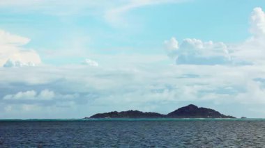 Tropik sahil manzarası, Seyşeller, zaman aşımı