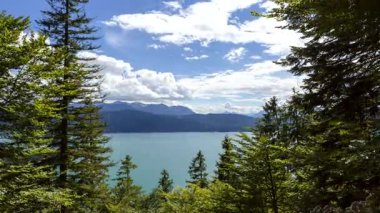 Herzogstand Dağı, Walchensee Gölü, Bavyera, Almanya