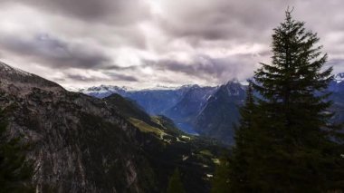 Kehlstein 'den Konigssee, Bavyera, Almanya' ya zaman aşımı