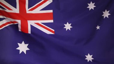 Avustralya bayrağı Tekstil yavaş hareket